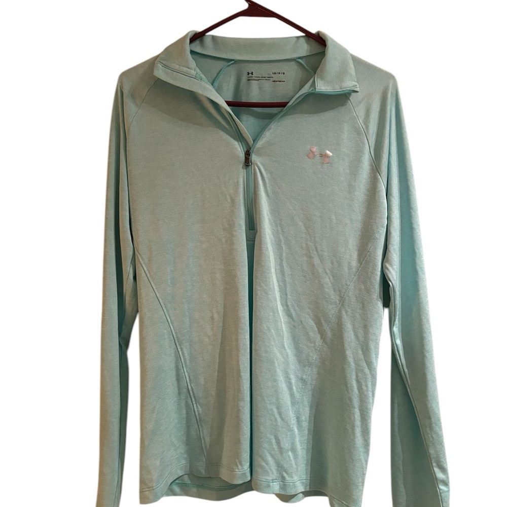 Under Armour Light Blue Quarter-Zip Pullover
